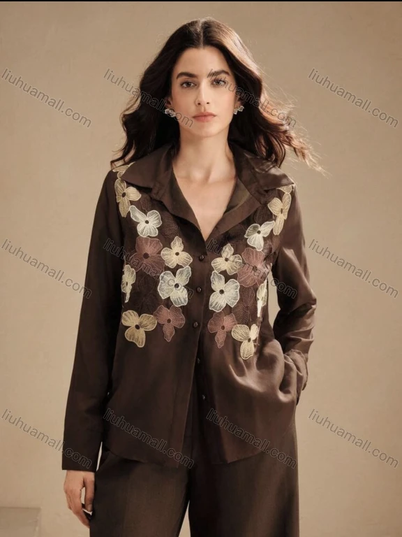 Wholesale Long Sleeve Embroidery Graphic