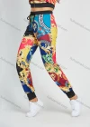 Wholesale Women's Fashion Multicolor Baroque Print Zip Jacket 2 Piece Set - Liuhuamall