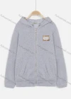Wholesale Women's Casual Long Sleeve Zipper Letter Print Pockets Hoodie - Liuhuamall