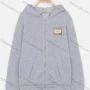 Wholesale Women's Casual Long Sleeve Zipper Letter Print Pockets Hoodie preview