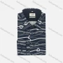 Wholesale Men's Casual Short Sleeve Allover Print Button Down Shirt SUKS009# preview