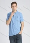 Wholesale Men's Casual Cotton Plain Embroidery Short Sleeve Polo Shirt - Liuhuamall
