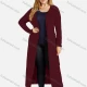 Wholesale Women's Viscose Long Sleeve Plain Open Front Cardigan 4# Clothing Wholesale Market Liuhua