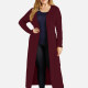Women's Viscose Long Sleeve Plain Open Front Cardigan 4# Clothing Wholesale Market -LIUHUA