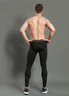Wholesale Men's Athletic Workout Elastic Waist Ankle Length Gym Running Leggings N202# - Liuhuamall