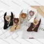 Wholesale Women's Casual Floral Print Cushioned Stocking Medium Crew Socks(Pack Of 10) preview