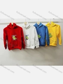Wholesale Boy's Comfy Cartoon Graphic Kangaroo Pocket Long Sleeve Hoodies, LIUHUA CLOTHING WHOLESALE