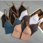 Wholesale Women's Comfy Breathable Contrast Color Bra preview