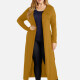 Women's Viscose Long Sleeve Plain Open Front Cardigan 5# Clothing Wholesale Market -LIUHUA