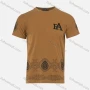 Wholesale Men's Casual Rhinestone Letter Folk Art Round Neck Short Sleeve T-shirt preview