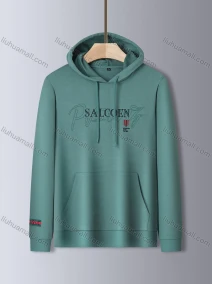 Wholesale Men's Casual Long Sleeve Embroidery Letter Hooded Sweatshirts, LIUHUA CLOTHING WHOLESALE