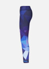 Wholesale Women's Athletic Geometric Colorblock High Waist Yoga Elasticity Leggings - Liuhuamall