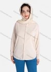Wholesale Women's Plain Regular Fit Patch Pocket Button Down Casual Shirt Without Hijab - Liuhuamall