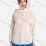 Wholesale Women's Plain Regular Fit Patch Pocket Button Down Casual Shirt Without Hijab preview