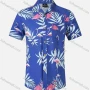 Wholesale Men's Casual Vacation Short Sleeve Button Down Allover Print Shirt preview