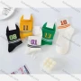 Wholesale Women's Casual Striped & Number Print Cushioned Stocking Medium Crew Socks(Pack Of 10) preview