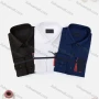 Wholesale Men's Casual Plain Long Sleeve Collared Button Down Shirt 0077-3# preview