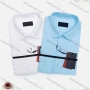 Wholesale Men's Casual Plain Long Sleeve Collared Button Down Shirt 0567-2# preview
