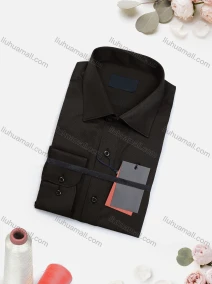 Wholesale Men's Casual Plain Long Sleeve Collared Button Down Shirt 2015-1#, LIUHUA CLOTHING WHOLESALE
