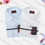 Wholesale Men's Casual Plain Long Sleeve Collared Button Down Shirt 2058-2# preview