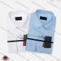 Wholesale Men's Casual Plain Long Sleeve Collared Button Down Shirt 8918-2# preview