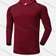 Wholesale Men's Athletic Workout Long Sleeve Fitness Hoodie L1084# Dark Red Clothing Wholesale Market Liuhua