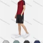 Wholesale Men's Sporty Round Neck Short Sleeve Striped Quick Dry Breathable T-Shirt  preview
