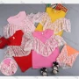 Wholesale Girls Casual Mesh Lace Trim Round Neck Pearl Decor Tank Top preview