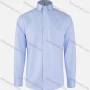 Wholesale Men's Business Striped Collared Button Down Patch Pocket Long Sleeve Shirts preview