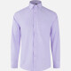 Men's Business Plain Striped Collared Button Down Patch Pocket Long Sleeve Shirts Lavender Clothing Wholesale Market -LIUHUA