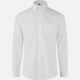 Men's Business Plain Collared Button Down Patch Pocket Long Sleeve Shirts White Clothing Wholesale Market -LIUHUA