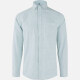 Men's Business Allover Print Collared Button Down Patch Pocket Long Sleeve Shirts Cyan Clothing Wholesale Market -LIUHUA