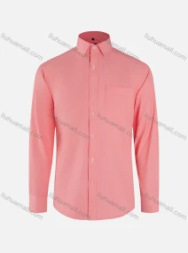 Wholesale Men's Formal Plain Striped Collared Button Down Patch Pocket Long Sleeve Shirts, LIUHUA CLOTHING WHOLESALE