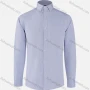 Wholesale Men's Fashion Allover Print Collared Button Down Patch Pocket Long Sleeve Shirts preview