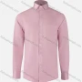 Wholesale Men's Business Plain Collared Button Down Patch Pocket Long Sleeve Shirts preview