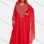 Wholesale Women's Chiffon Vintage Muslim Khimar Jellabiya Sequin Hooded Abaya Cloak preview