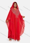 Wholesale Women's Chiffon Vintage Muslim Khimar Jellabiya Sequin Hooded Abaya Cloak - Liuhuamall