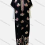 Wholesale Women's African Batwing Sleeve Gold Thread Woven Embroidery Folk Art Maxi Kaftan Dress LSHXS-223# preview