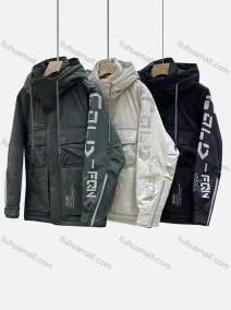 Wholesale Men's Casual Windproof Thermal Stand Collar Pockets Jacket 5009#, LIUHUA CLOTHING WHOLESALE