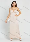 Wholesale Women's Sexy Satin Cami V Neck Slim Fit Split Thigh Maxi Cocktail Slip Dress - Liuhuamall