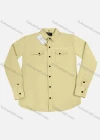 Wholesale Men's Casual Collared Long Sleeve Plain Button Down Shirt - Liuhuamall