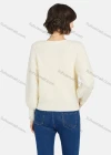Wholesale Women's Casual Plain V Neck Button Down Long Sleeve Pearl Decor Sweater Knit Cardigan - Liuhuamall