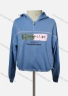 Wholesale Women's Casual Hooded Letter Quarter Zip Long Sleeve Hoodies - Liuhuamall