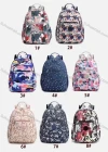 Wholesale Unisex Casual Nylon Allover Print Backpack With Multiple Compartments - Liuhuamall