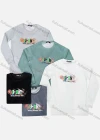 Wholesale Men's Plus Size Casual Graphic Round Neck Long Sleeve Pullover Sweatshirt 5# - Liuhuamall
