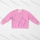 Wholesale Women's Pink Pearl - Embellished Sweatshirt, Loose Casual Top w/ Soft Knit for Bulk Order Pink Clothing Wholesale Market Liuhua