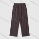 Wholesale Women's Charcoal Brown Casual Drawstring Wide - Leg Long Pants Soft Fabric, Minimalist Style for Daily &Office Brown Clothing Wholesale Market Liuhua
