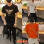 Wholesale Men's Casual Round Neck Short Sleeve Sequin Letter Print T-Shirt preview