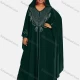 Wholesale Women's Chiffon Vintage Muslim Khimar Jellabiya Sequin Hooded Abaya Cloak 222# Clothing Wholesale Market Liuhua