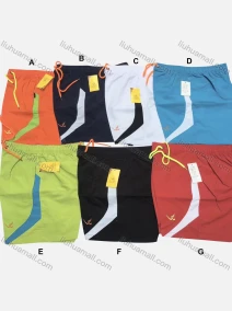 Wholesale Unisex Swim Trunks Quick Dry Embroidery Label Drawstring Beach Shorts, LIUHUA CLOTHING WHOLESALE